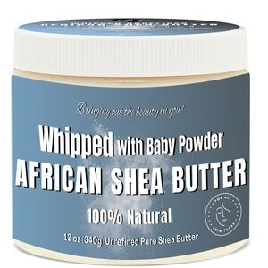 Whipped African Shea Butter with Baby Powder Scent